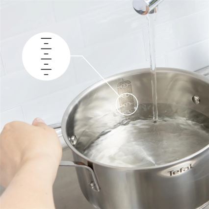 Tefal - 3-komadni set šerpi DELICIOUS od nerđajućeg čelika