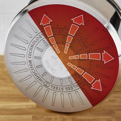Tefal - 3-komadni set šerpi DELICIOUS od nerđajućeg čelika
