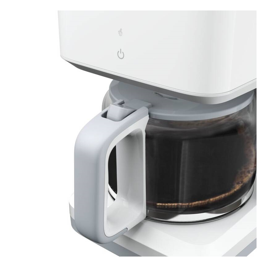 Tefal - Aparat za filter kafu sa LCD displejom SENSE 1000W/230V bela