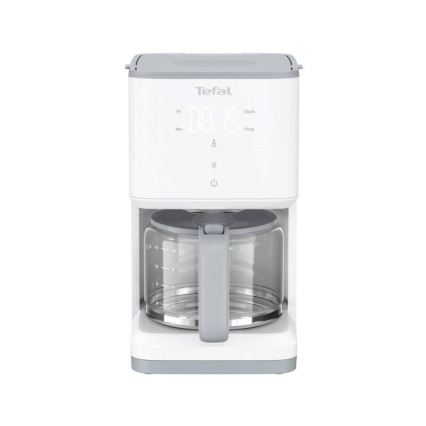 Tefal - Aparat za filter kafu sa LCD displejom SENSE 1000W/230V bela