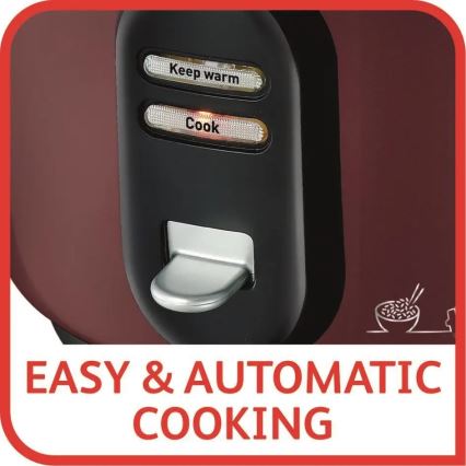 Tefal - Aparat za kuvanje pirinča CLASSIC 600W/230V 5 l crni
