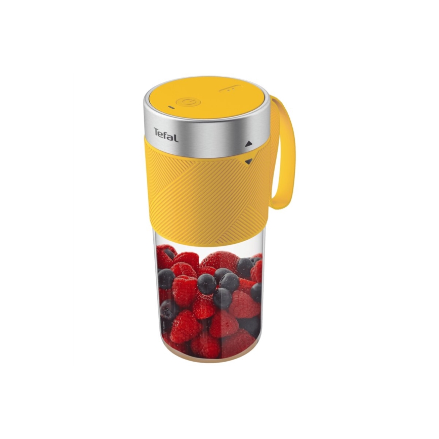 Tefal - mikser za smoothie BLENDFORCE 50W/5V 1200 mAh žute boje