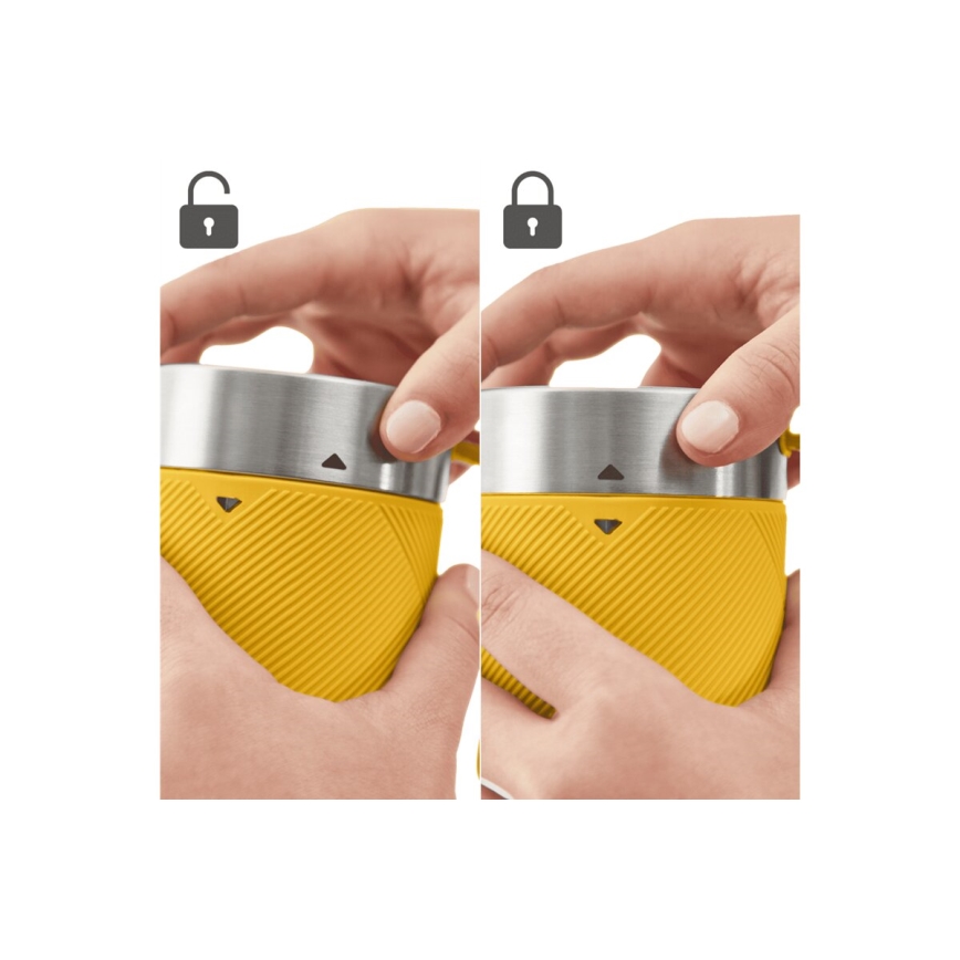 Tefal - mikser za smoothie BLENDFORCE 50W/5V 1200 mAh žute boje