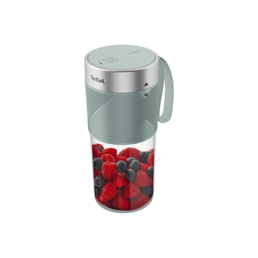 Tefal - Smoothie blender BLENDFORCE 50W/5V 1200 mAh mint zelena