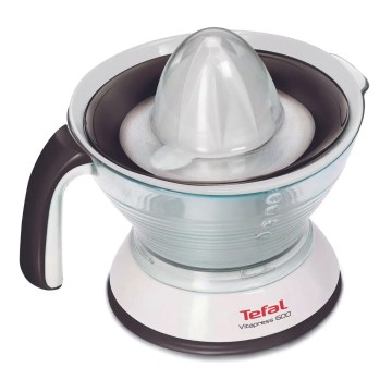 Tefal - Električni cediljak za citruse VITAPRESS 0,6 l 25W/230V bela/crna