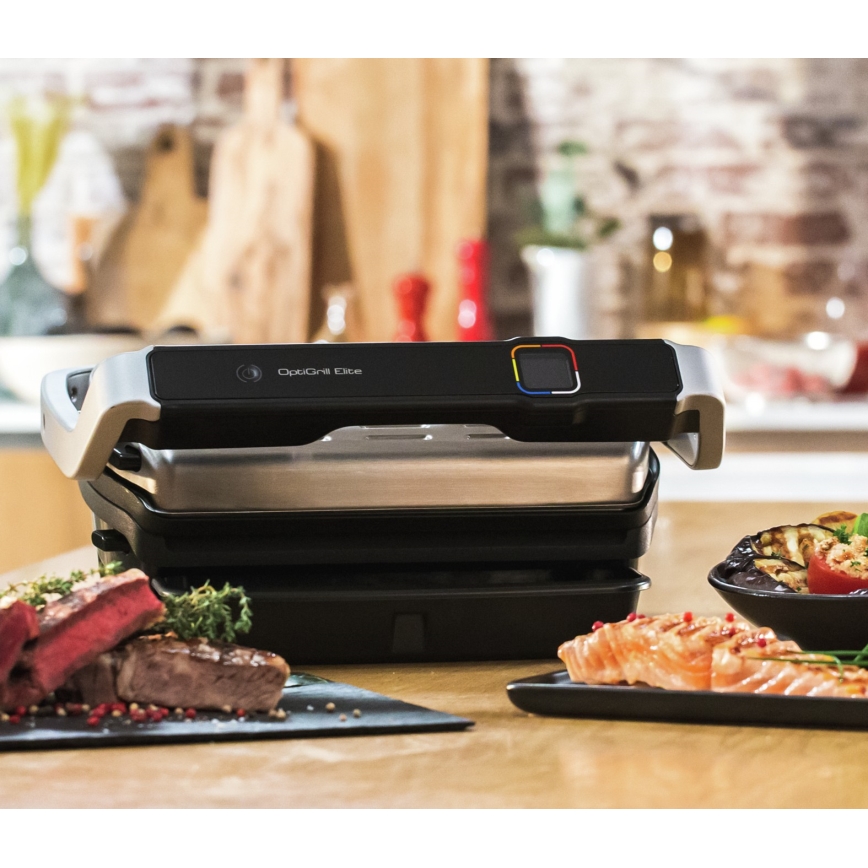 Tefal - Električni roštilj OPTIGRILL ELITE 2000W/230V