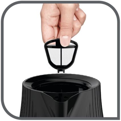 Tefal - Električno kuvalo LOFT 1,7 l 2400W/230V crno