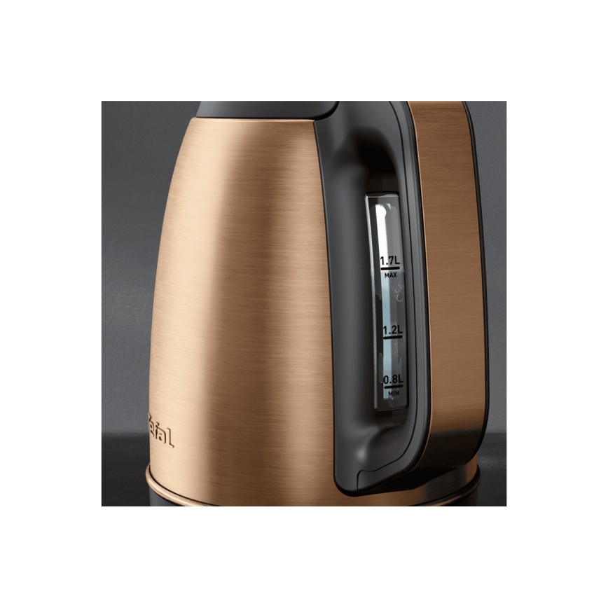 Tefal - Električno kuvalo za vodu COPPERTINTO 1,7 l 2400W/230V