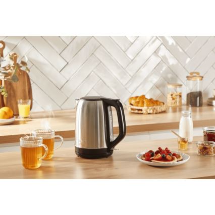Tefal - Električno kuvalo za vodu SUBITO 1,7l 2400W/230V inox/crna