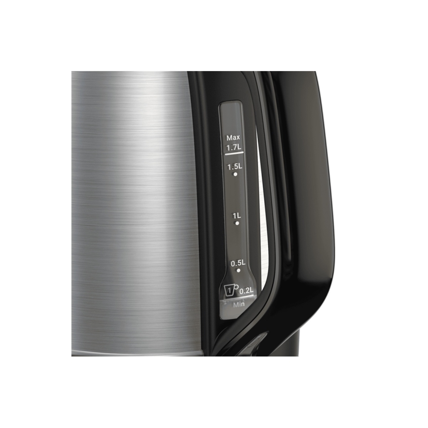 Tefal - Električno kuvalo za vodu SUBITO 1,7l 2400W/230V inox/crna