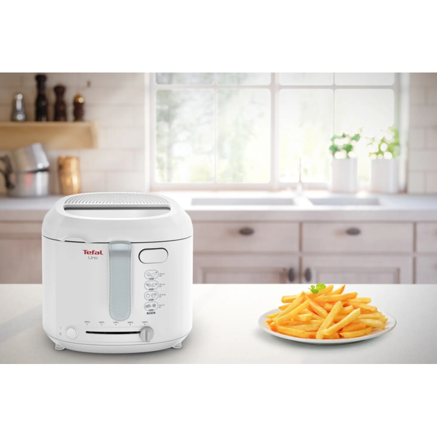 Tefal - Friteza FRY UNO 1,8 l 1475W/230V, bela