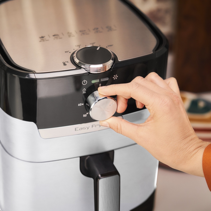 Tefal - Friteza na vrući vazduh 4,2 l EASY FRY&GRILL 2 u 1 1550W/230V nerđajući čelik