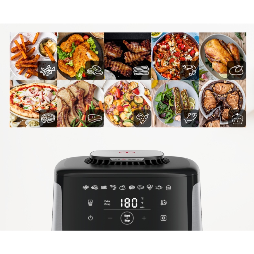 Tefal - Friteza na vrući vazduh 5 l EASY FRY SILENCE 10u1 1400–1670 W/230 V