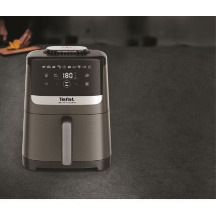 Tefal - Friteza na vrući vazduh 5 l EASY FRY SILENCE COAL 1400-1670W/230V