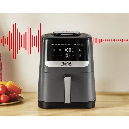 Tefal - Friteza na vrući vazduh 5 l EASY FRY SILENCE COAL 1400-1670W/230V