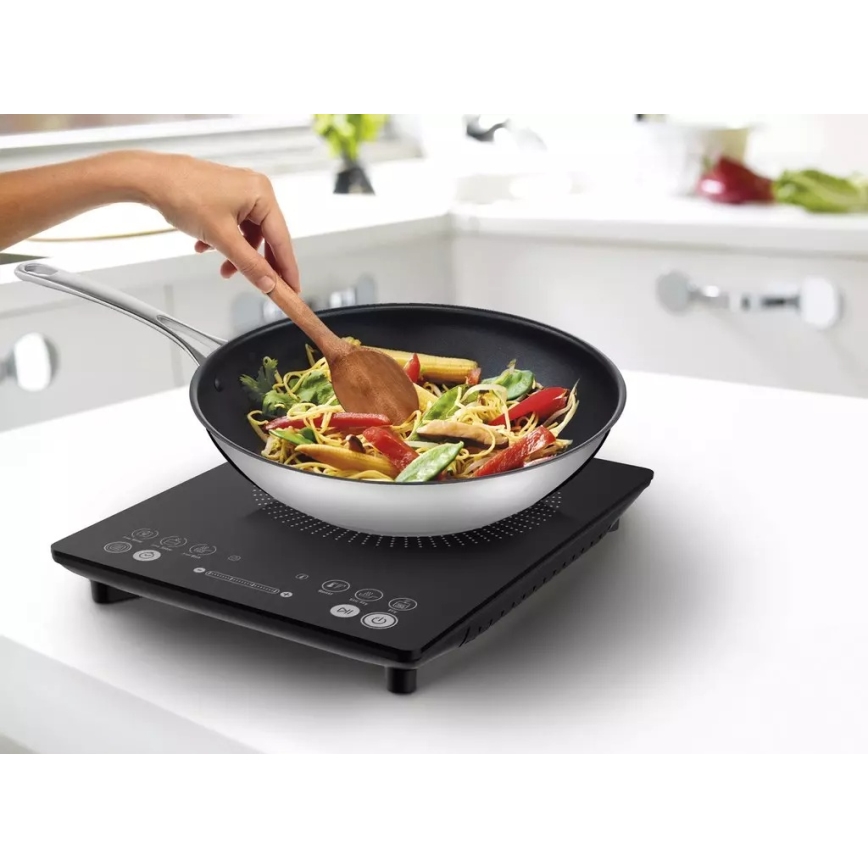 Tefal - Indukcioni rešo EVERYDAY SLIM 2100W/230V crna