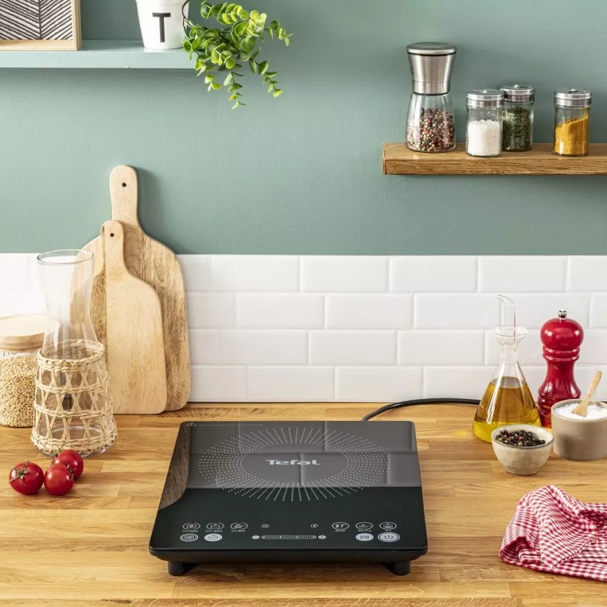 Tefal - Indukcioni rešo EVERYDAY SLIM 2100W/230V crna
