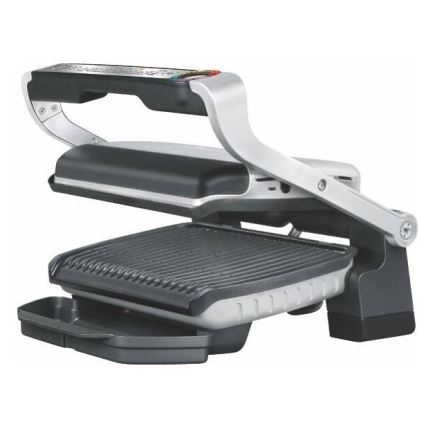 Tefal - Kontaktni gril OPTIGRILL+ INOX WAFFLES 2000W/230V crni/hrom
