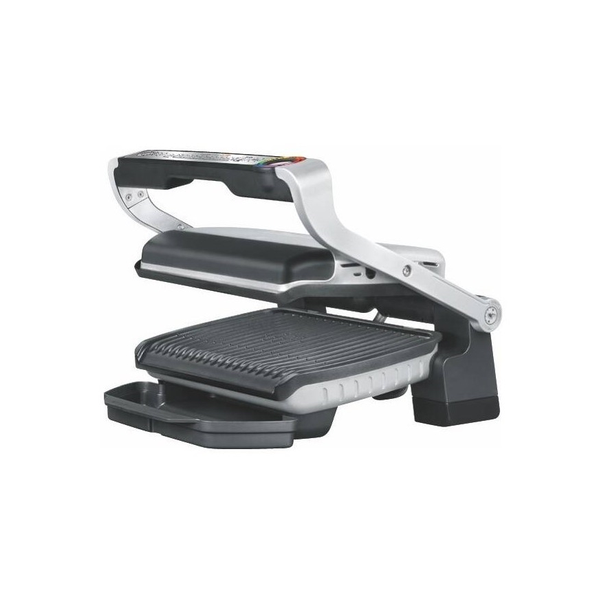 Tefal - Kontaktni gril OPTIGRILL+ INOX WAFFLES 2000W/230V crni/hrom