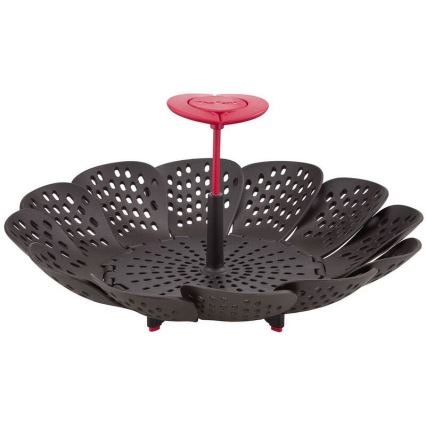 Tefal - Košara za kuvanje na pari INGENIO crna/crvena