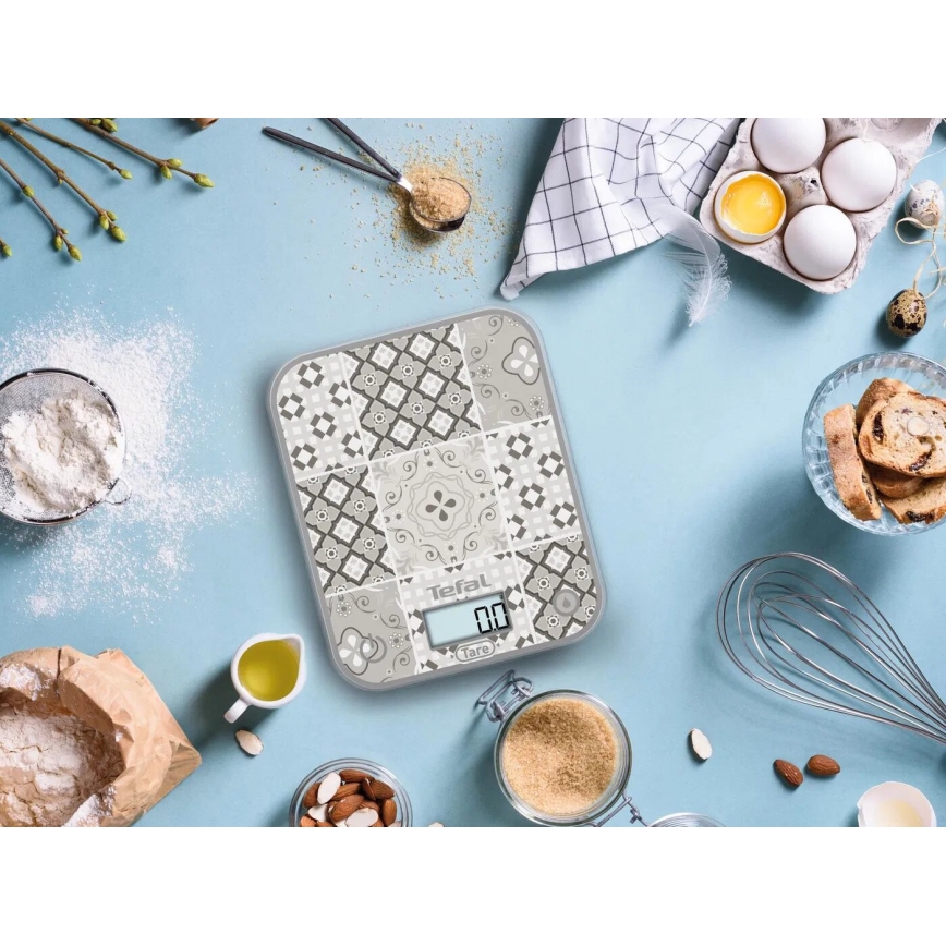 Tefal - Kuhinjska vaga OPTISS 2xAAA bež