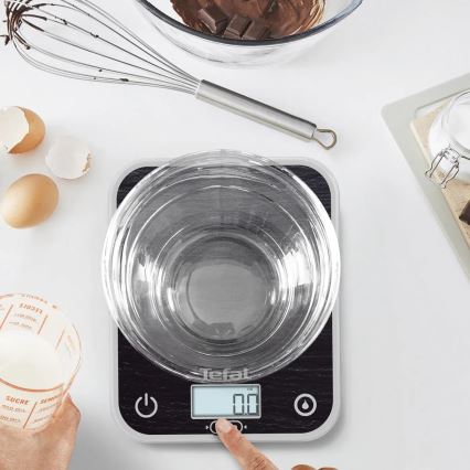 Tefal - Kuhinjska vaga OPTISS 2xAAA crna