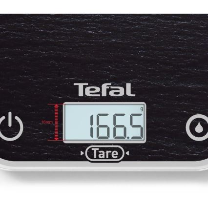 Tefal - Kuhinjska vaga OPTISS 2xAAA crna