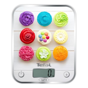 Tefal - Kuhinjska vaga OPTISS 2xAAA šarena