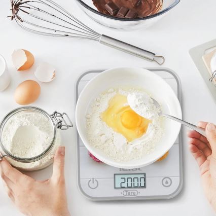 Tefal - Kuhinjska vaga OPTISS 2xAAA šarena