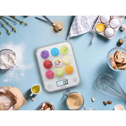 Tefal - Kuhinjska vaga OPTISS 2xAAA šarena