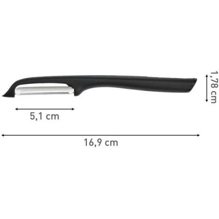 Tefal - Kuhinjski ljuštač COLORFOOD 17 cm crna