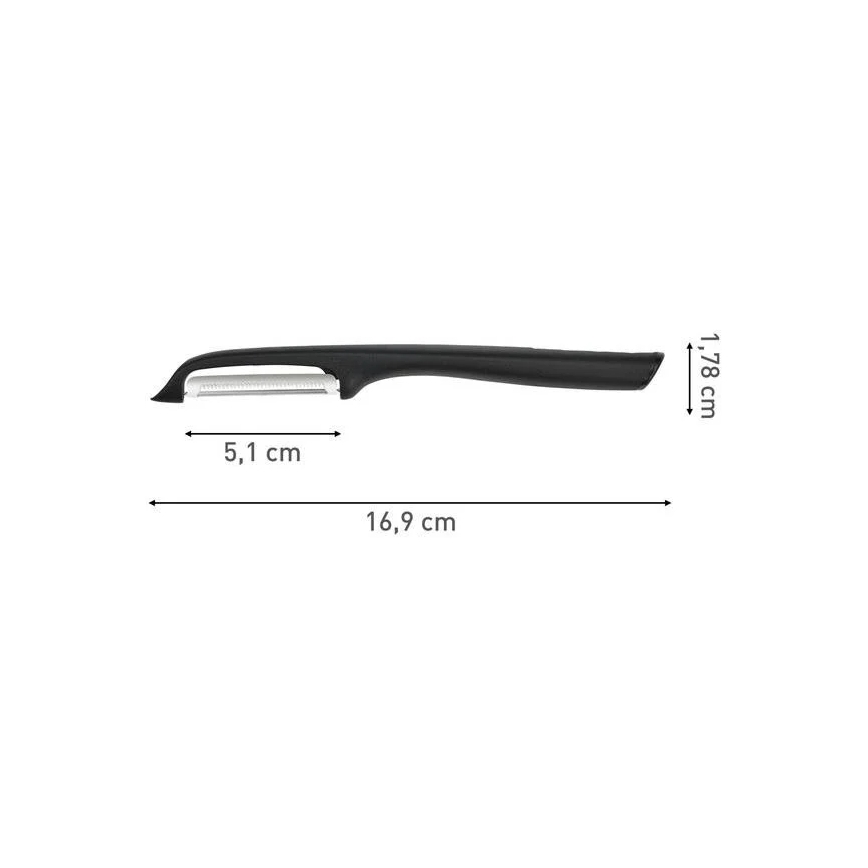 Tefal - Kuhinjski ljuštač COLORFOOD 17 cm crna