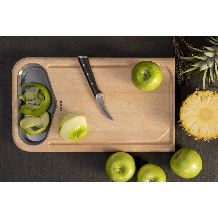 Tefal - Nožić za guljenje ICE FORCE 7 cm, nerđajući čelik/sjajni hrom/crna