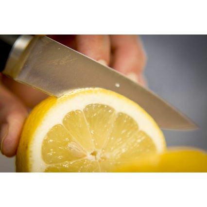 Tefal - Nož za guljenje od nerđajućeg čelika ICE FORCE 9 cm sjajni hrom/crna