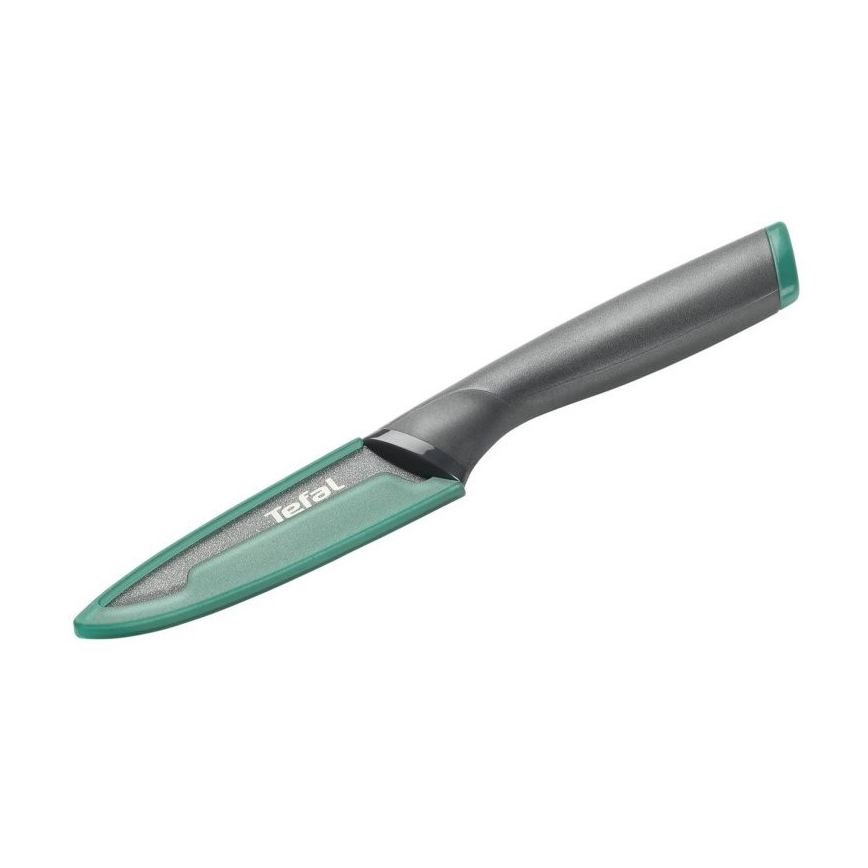 Tefal - Nož za guljenje od nerđajućeg čelika FRESH KITCHEN 9 cm siva/zelena