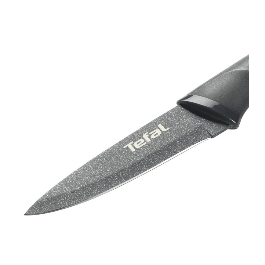 Tefal - Nož za guljenje od nerđajućeg čelika FRESH KITCHEN 9 cm siva/zelena