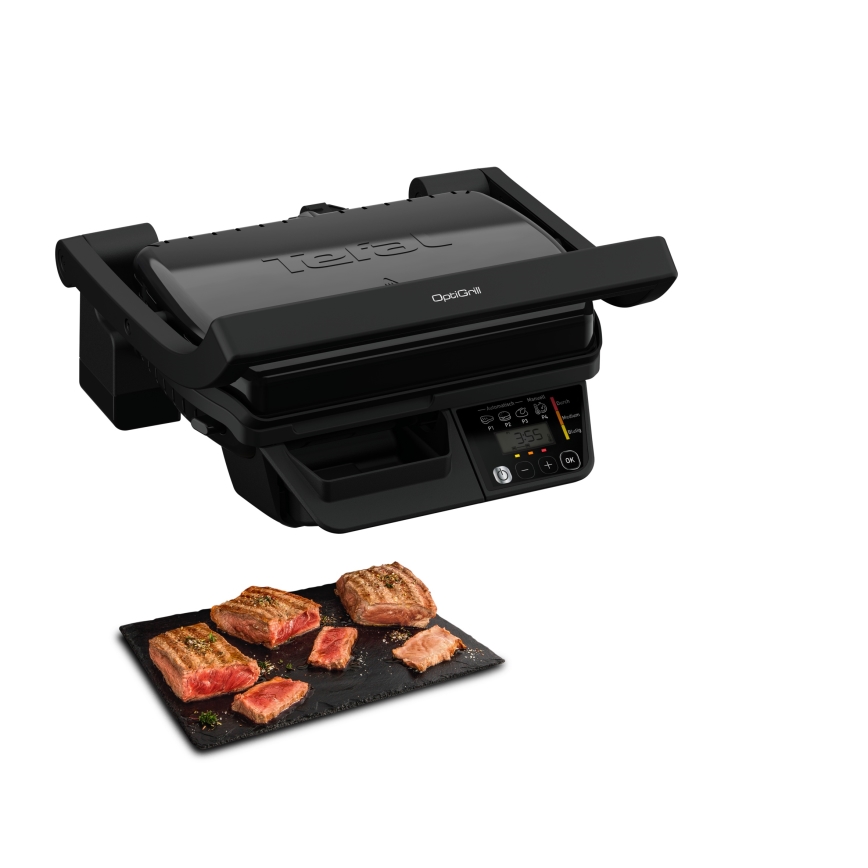 Tefal - Pametni električni roštilj Tefal OPTIGRILL 2000W/230V