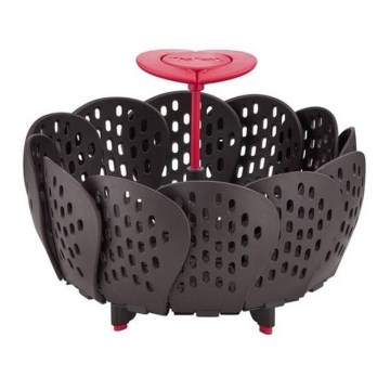 Tefal - Parna korpa INGENIO crna/crvena