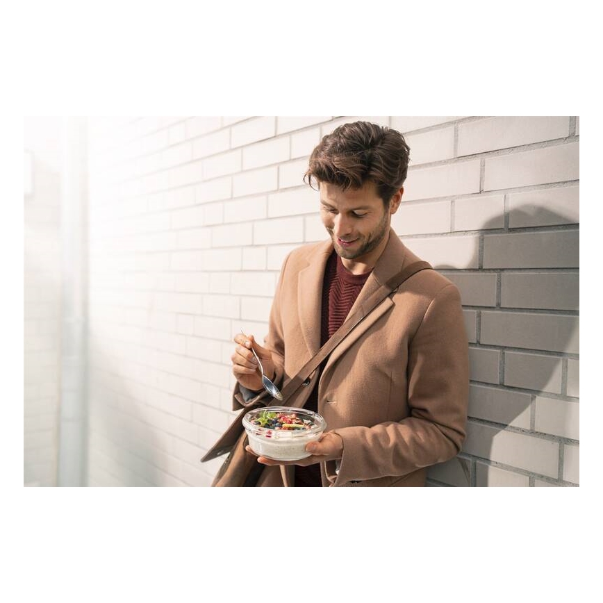 Tefal - Posuda za hranu 0,6 l MSEAL GLASS crvena/staklo