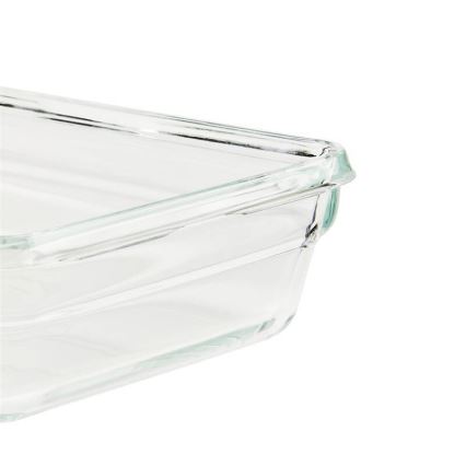 Tefal - Posuda za hranu 0,6 l MSEAL GLASS crvena/staklo