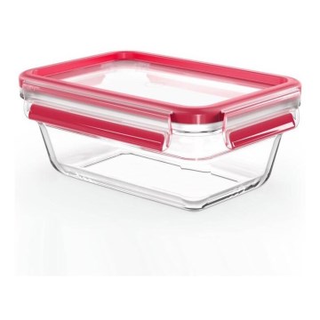 Tefal - Posuda za hranu 0,85 l MSEAL GLASS crvena/staklo