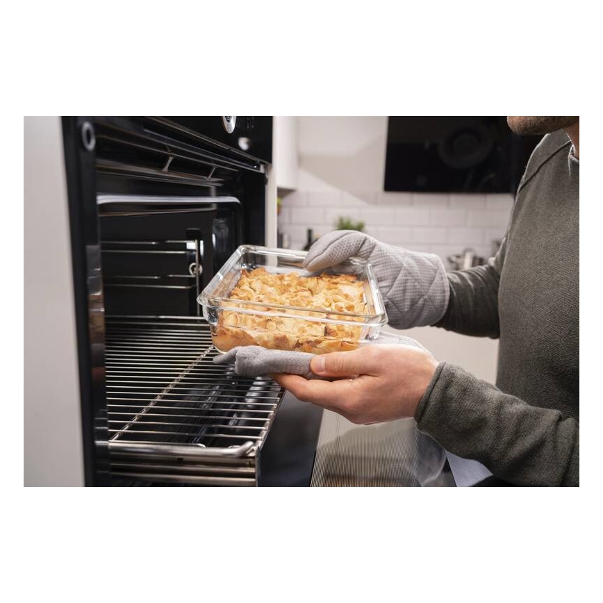 Tefal - Posuda za hranu 1,1 l MSEAL GLASS crvena/staklo