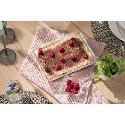 Tefal - Posuda za hranu 3 l MSEAL GLASS crvena/staklo