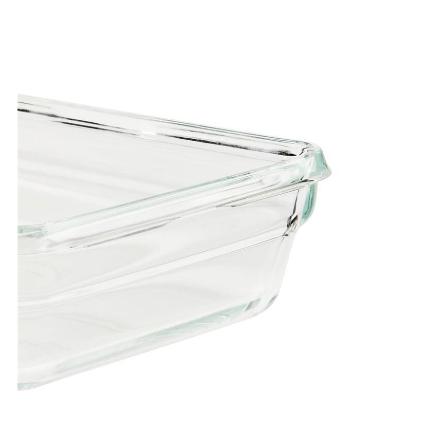 Tefal - Posuda za namirnice 0,45 l MSEAL GLASS crvena/staklo