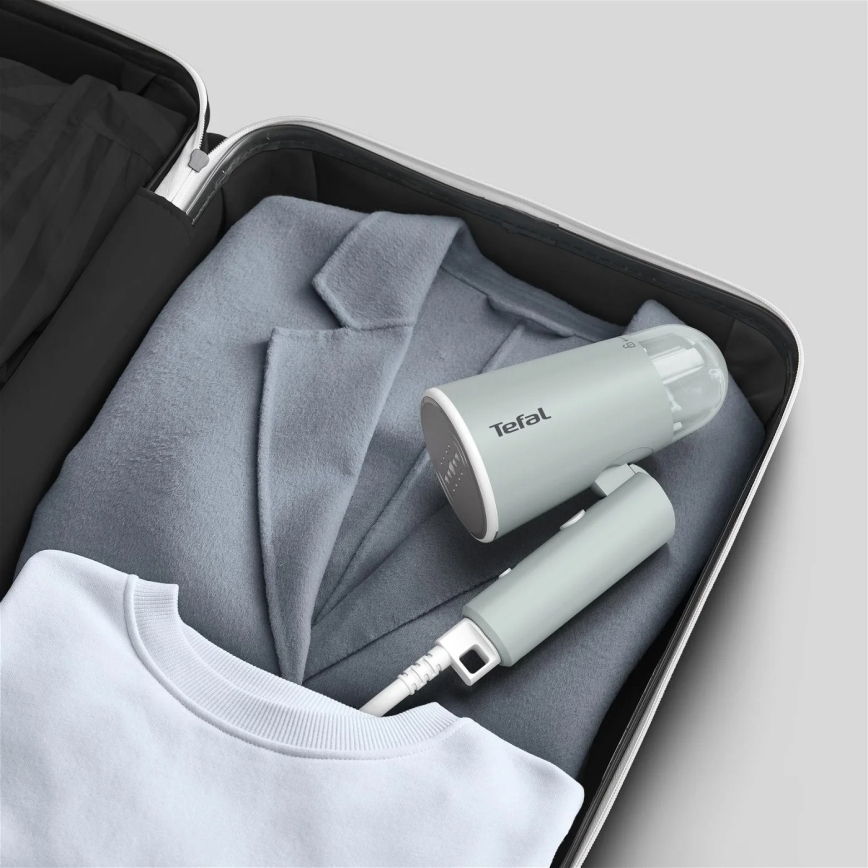 Tefal - Ručni parni uređaj za peglanje odeće ORIGIN TRAVEL zelena
