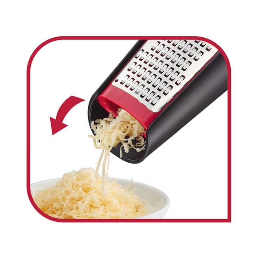 Tefal - Ručno dvostrano rende INGENIO inox/crna