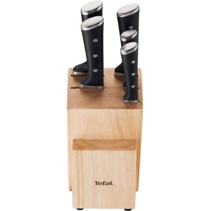 Tefal - Set kuhinjskih noževa u stalku ICE FORCE, 6 kom