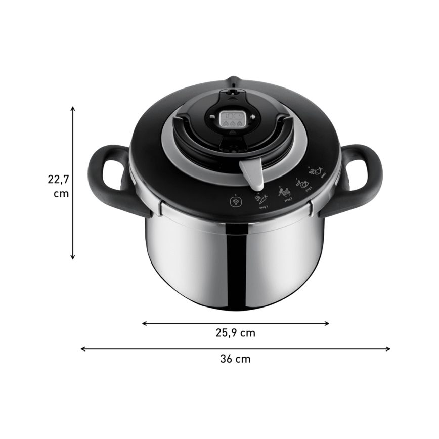 Tefal - Set lonaca na pritisak 4,5/6 l CLIPSO+ CHEF