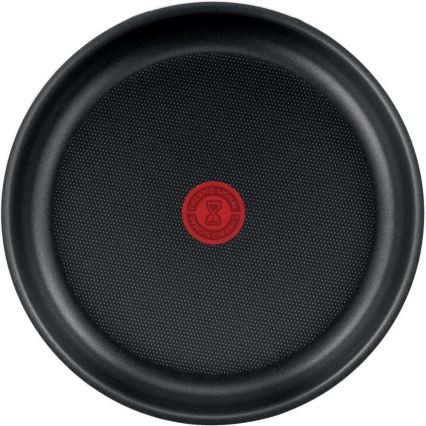 Tefal - Set od 3 tiganja INGENIO EASY COOK & CLEAN BLACK