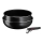 Tefal - Set od 3 tiganja INGENIO EASY COOK & CLEAN, crne boje
